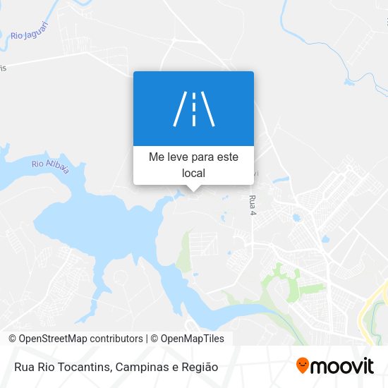 Rua Rio Tocantins mapa