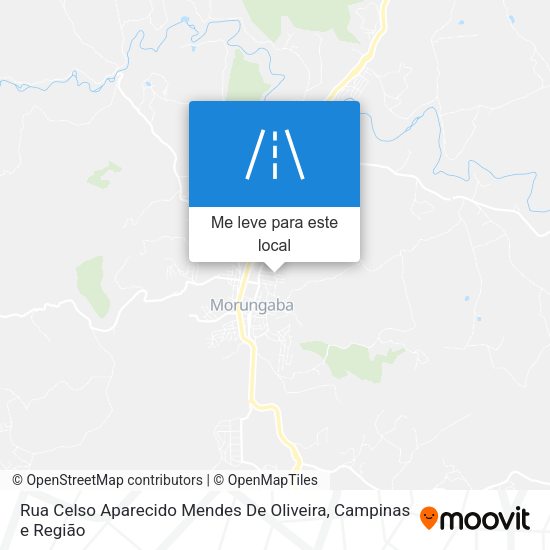Rua Celso Aparecido Mendes De Oliveira mapa