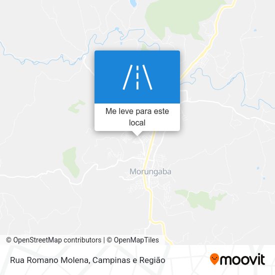 Rua Romano Molena mapa