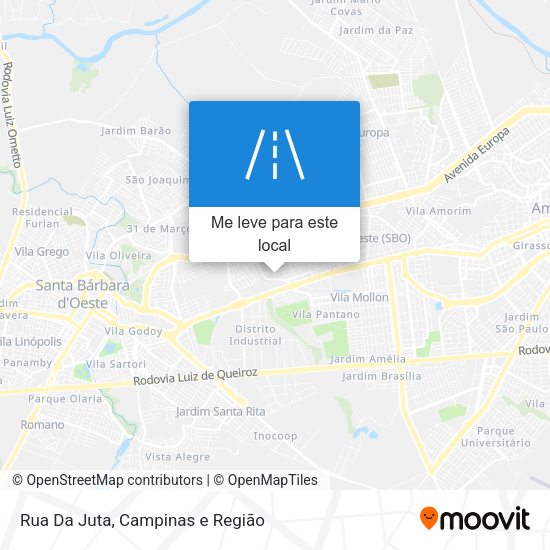 Rua Da Juta mapa