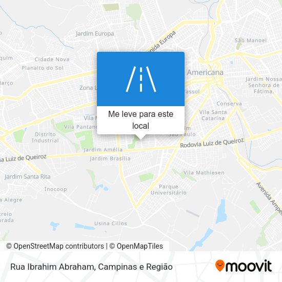 Rua Ibrahim Abraham mapa