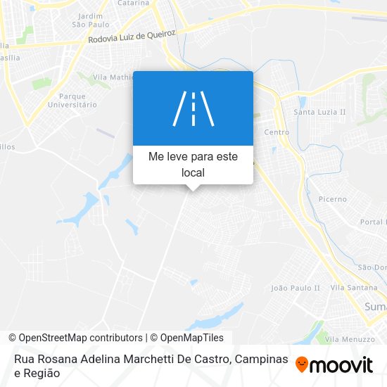Rua Rosana Adelina Marchetti De Castro mapa