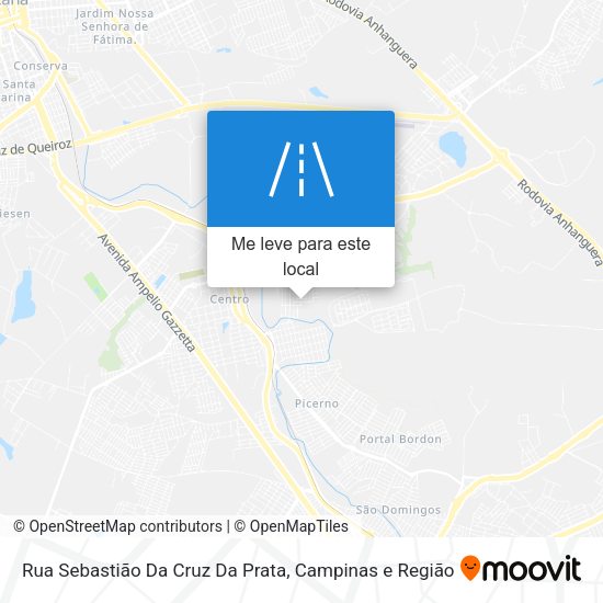 Rua Sebastião Da Cruz Da Prata mapa