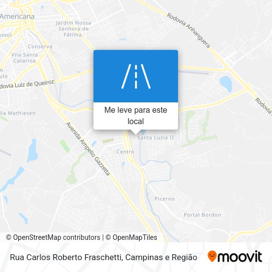 Rua Carlos Roberto Fraschetti mapa
