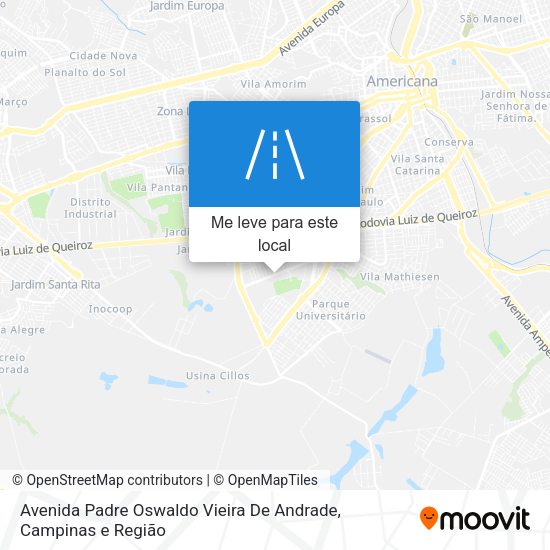 Avenida Padre Oswaldo Vieira De Andrade mapa
