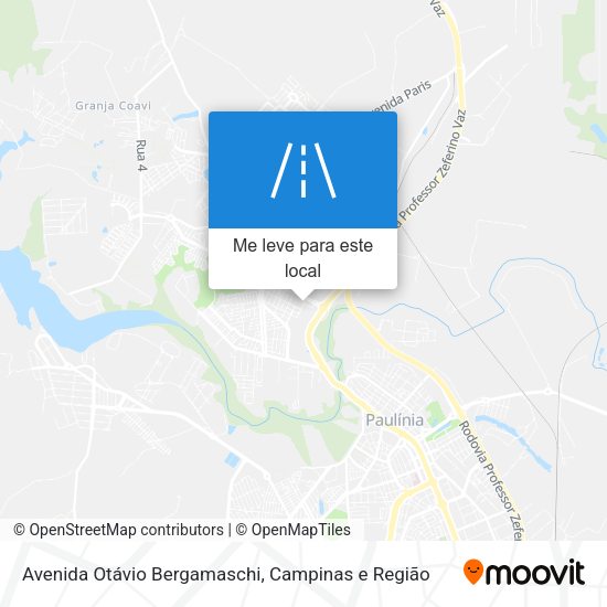 Avenida Otávio Bergamaschi mapa