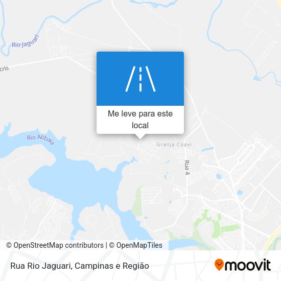 Rua Rio Jaguari mapa