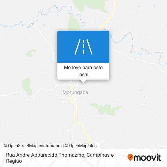 Rua Andre Apparecido Thomazino mapa