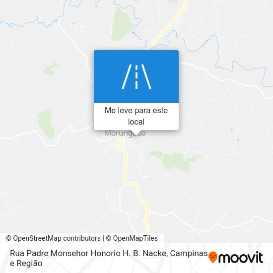 Rua Padre Monsehor Honorio H. B. Nacke mapa