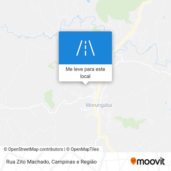 Rua Zito Machado mapa