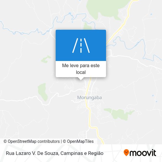 Rua Lazaro V. De Souza mapa