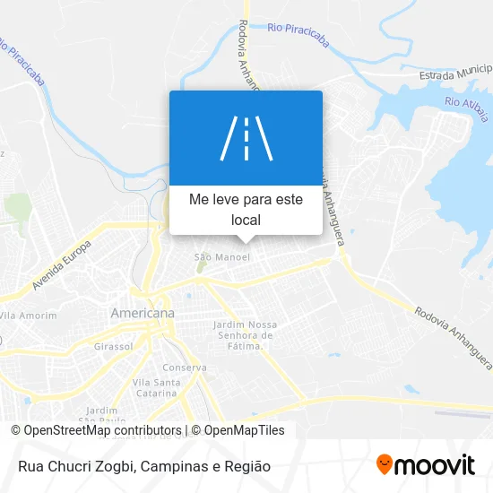 Rua Chucri Zogbi mapa