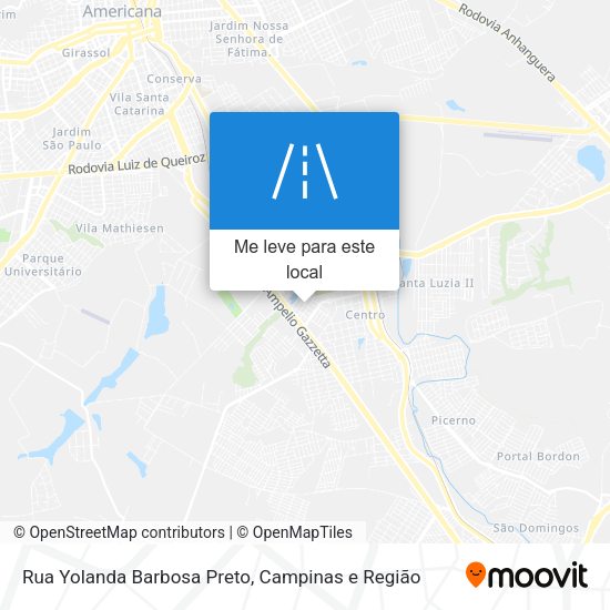 Rua Yolanda Barbosa Preto mapa