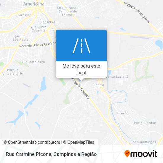 Rua Carmine Picone mapa