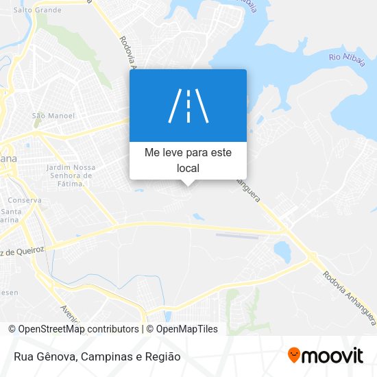 Rua Gênova mapa