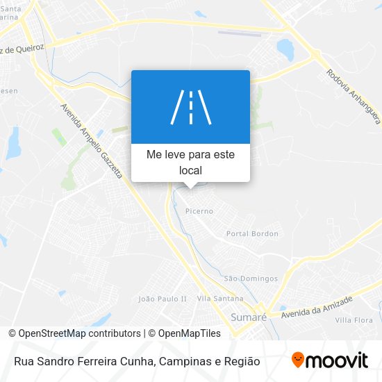 Rua Sandro Ferreira Cunha mapa