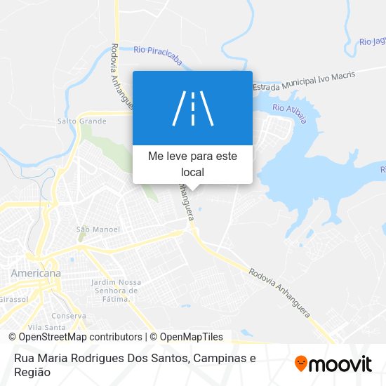 Rua Maria Rodrigues Dos Santos mapa