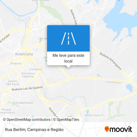 Rua Berlim mapa