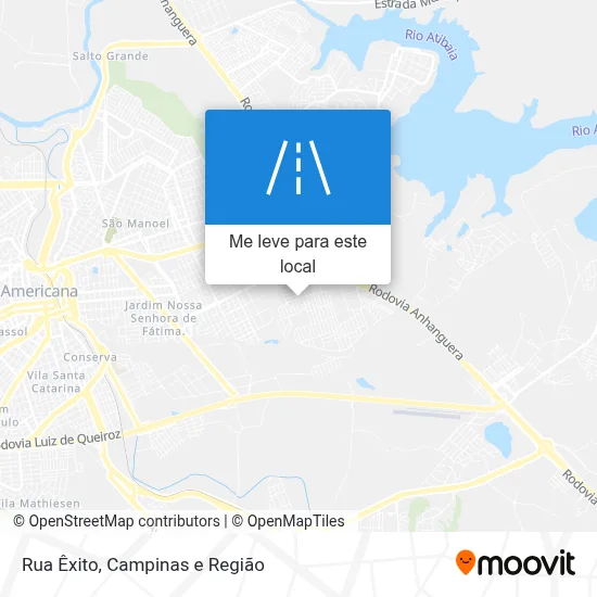 Rua Êxito mapa