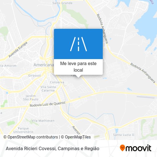 Avenida Ricieri Covessi mapa