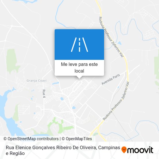 Rua Elenice Gonçalves Ribeiro De Oliveira mapa