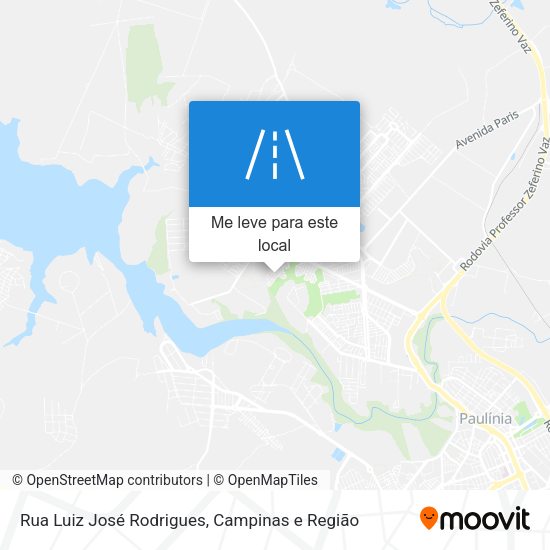 Rua Luiz José Rodrigues mapa