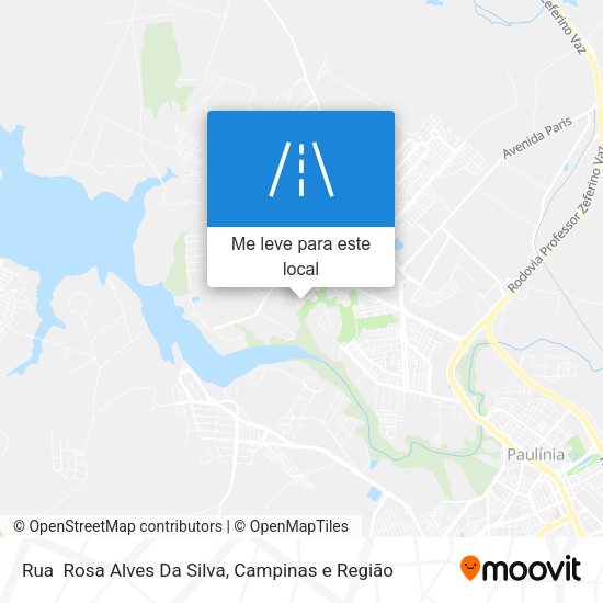 Rua  Rosa Alves Da Silva mapa