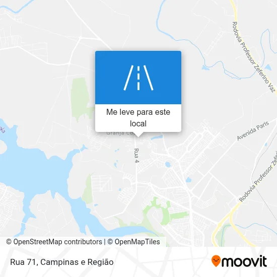 Rua 71 mapa