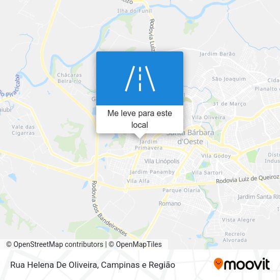 Rua Helena De Oliveira mapa