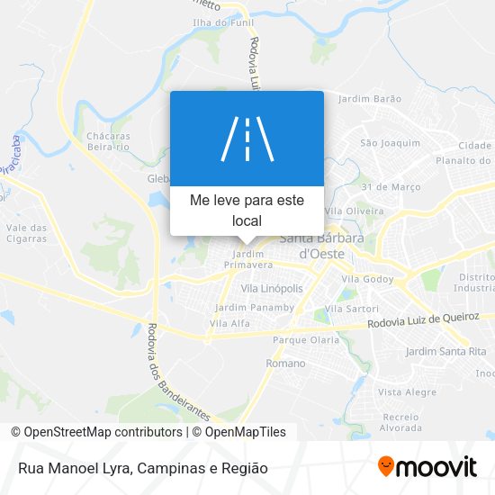 Rua Manoel Lyra mapa