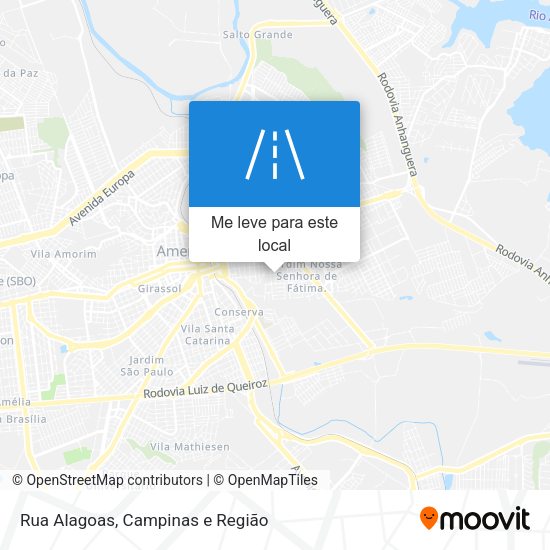 Rua Alagoas mapa