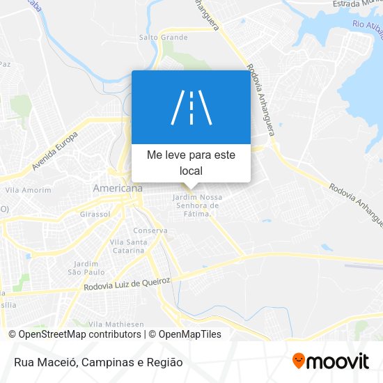 Rua Maceió mapa