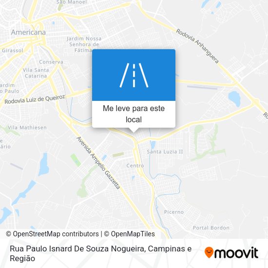 Rua Paulo Isnard De Souza Nogueira mapa