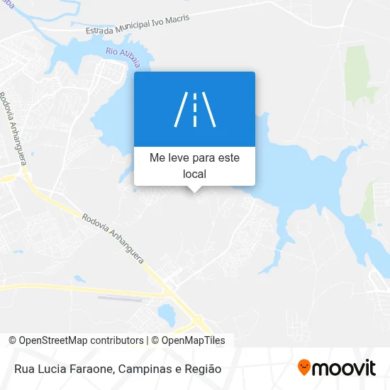 Rua Lucia Faraone mapa