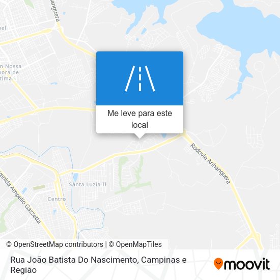 Rua João Batista Do Nascimento mapa