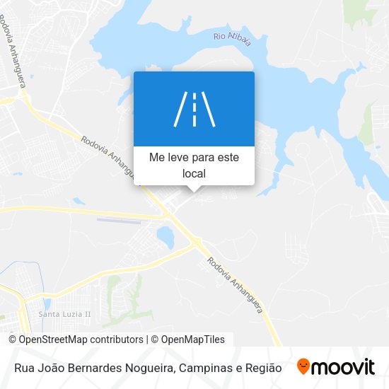 Rua João Bernardes Nogueira mapa