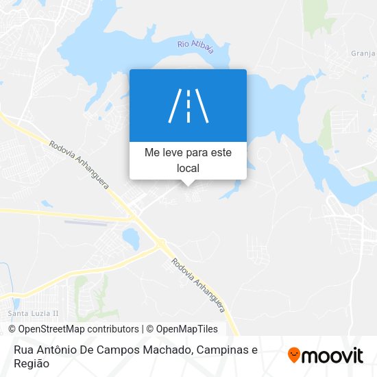 Rua Antônio De Campos Machado mapa