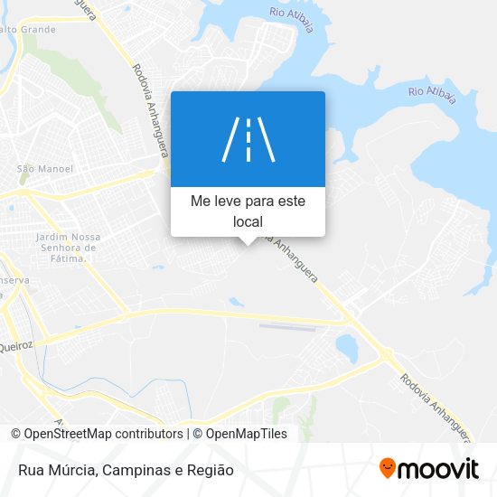 Rua Múrcia mapa