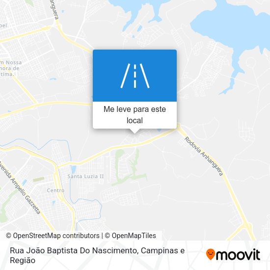 Rua João Baptista Do Nascimento mapa
