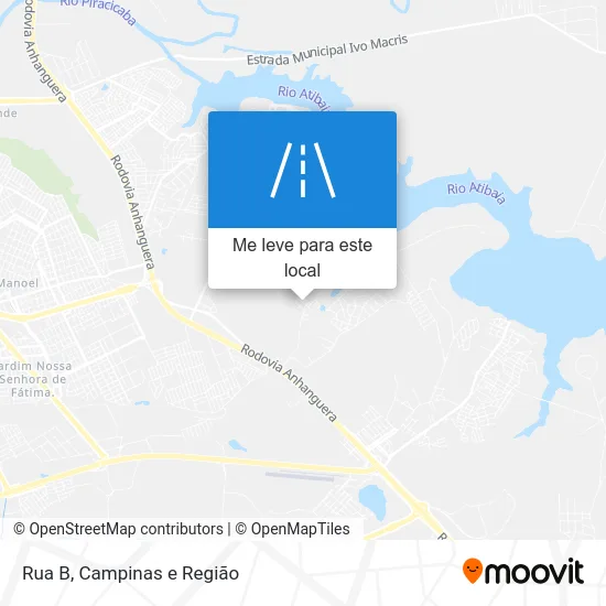 Rua B mapa