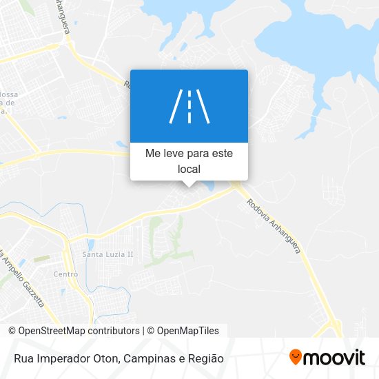 Rua Imperador Oton mapa