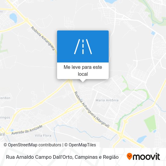 Rua Arnaldo Campo Dall'Orto mapa