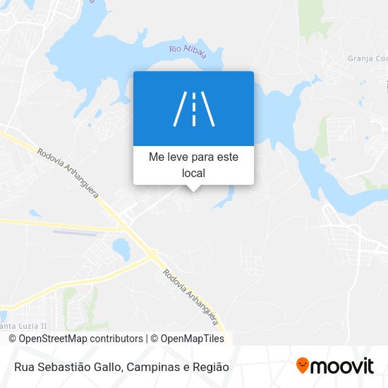 Rua Sebastião Gallo mapa