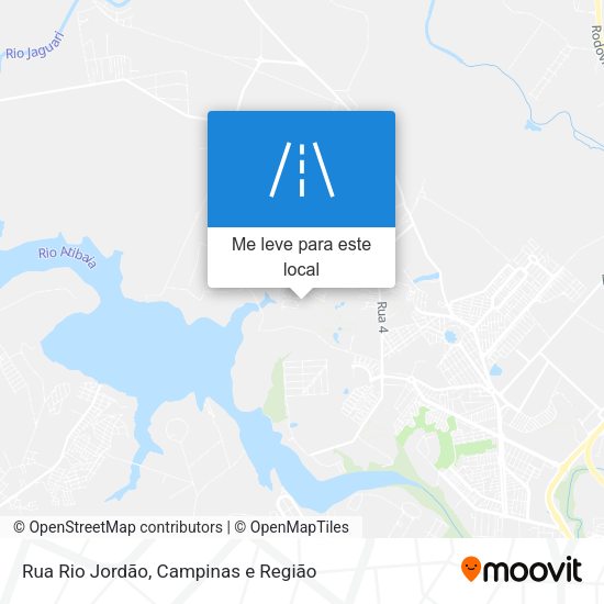 Rua Rio Jordão mapa