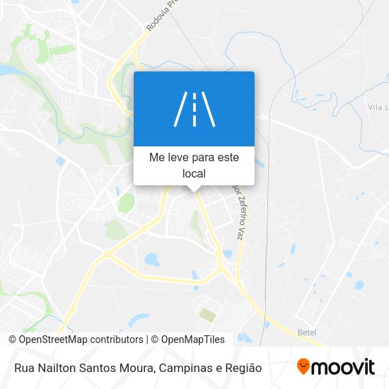 Rua Nailton Santos Moura mapa
