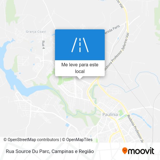Rua Source Du Parc mapa