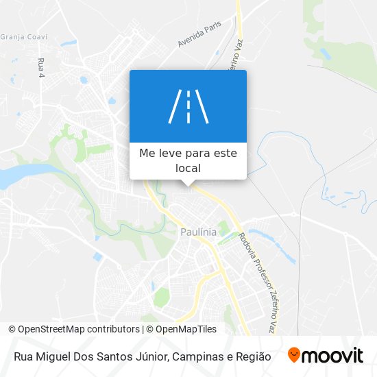 Rua Miguel Dos Santos Júnior mapa