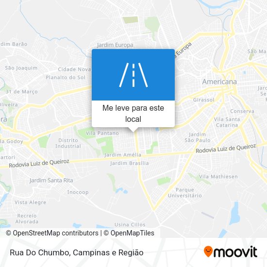Rua Do Chumbo mapa