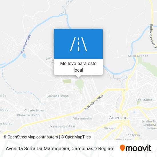 Avenida Serra Da Mantiqueira mapa