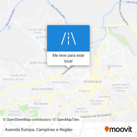Avenida Europa mapa